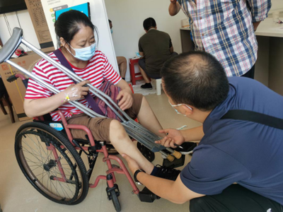 精準服務暖人心——郫都區殘聯組織開展2022年假肢、矯形器適配取型活動紀實